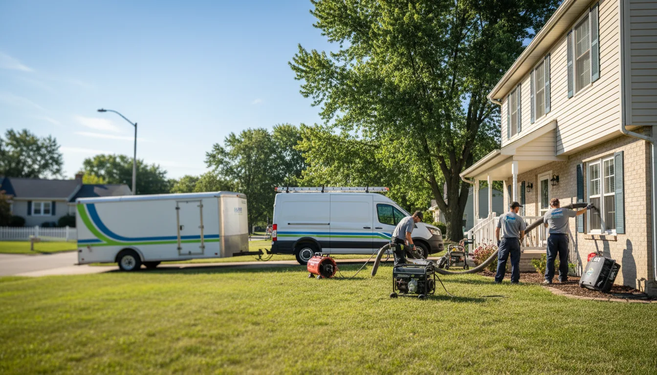 Flooded Basement Restoration And Cleanup With Repair in Austinville, IA near me